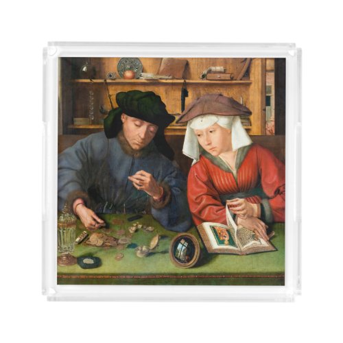 Quentin Matsys _ The Moneylender and His Wife Acrylic Tray