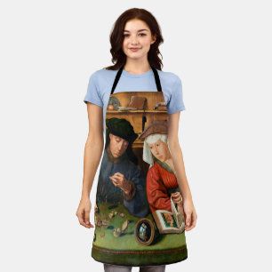 Quentin Matsys - The Moneylender and His Wife Apron