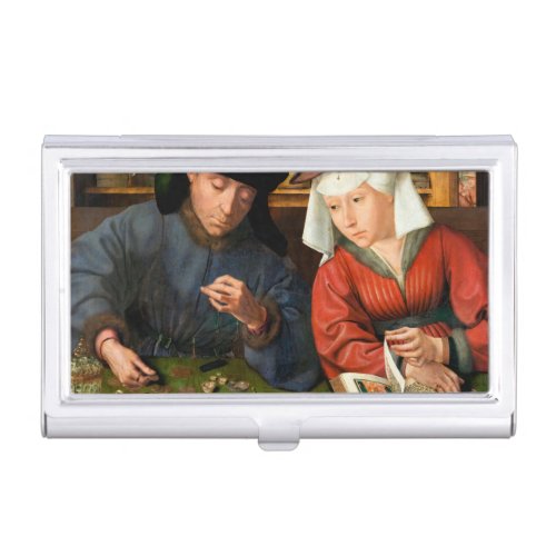 Quentin Matsys _ The Moneylender and His Wife Business Card Case