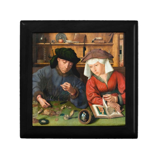 Quentin Matsys - The Moneylender and His Wife Gift Box (Front)