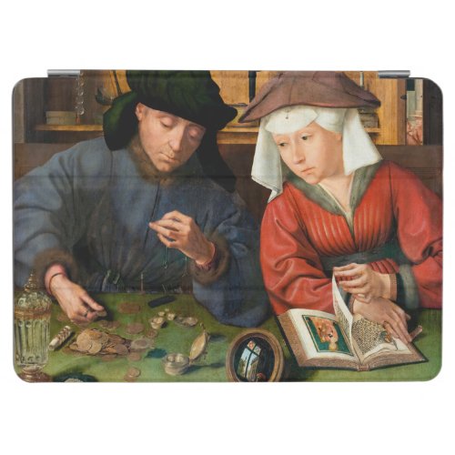 Quentin Matsys _ The Moneylender and His Wife iPad Air Cover