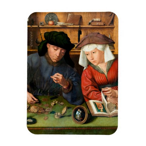 Quentin Matsys _ The Moneylender and His Wife Magnet