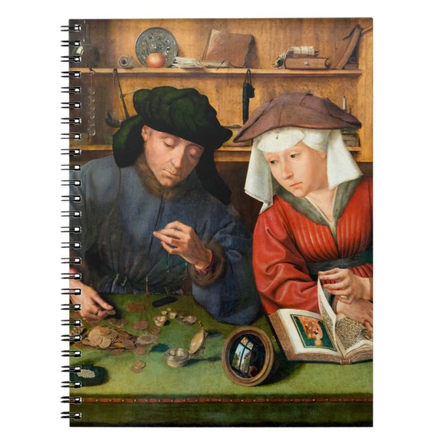 Quentin Matsys - The Moneylender and His Wife Notebook (Front)