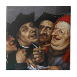 Quentin Matsys - The Purchase Agreement Ceramic Tile