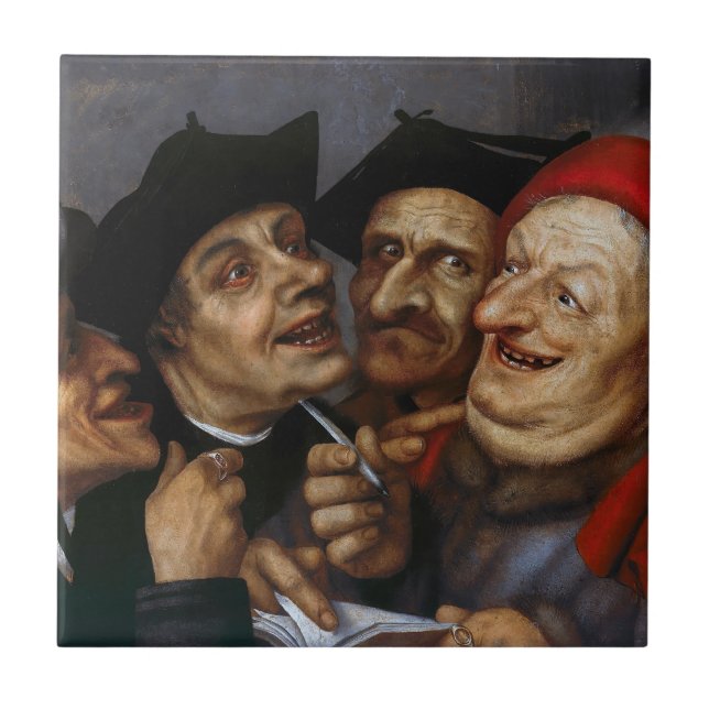 Quentin Matsys - The Purchase Agreement Ceramic Tile (Front)