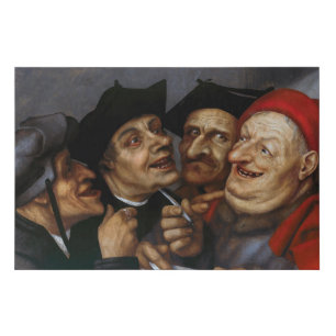 Quentin Matsys - The Purchase Agreement Faux Canvas Print