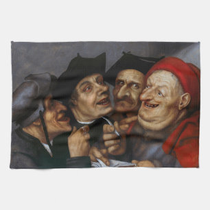 Quentin Matsys - The Purchase Agreement Kitchen Towel