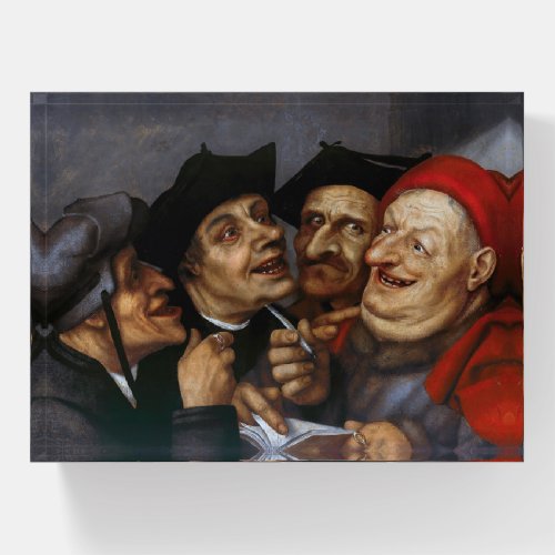 Quentin Matsys _ The Purchase Agreement Paperweight