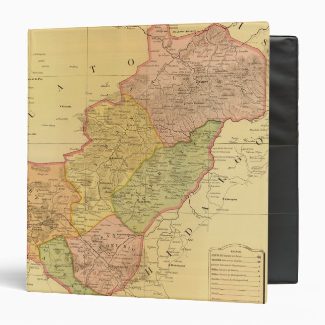 Queretaro 3 Ring Binder (Front/Inside)