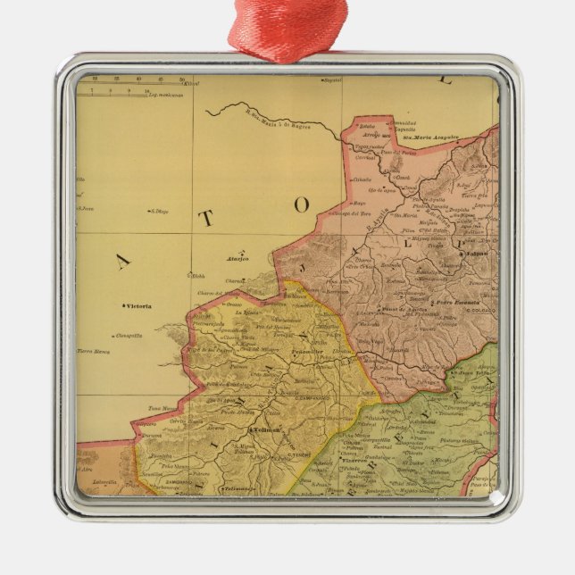 Queretaro Metal Ornament (Front)