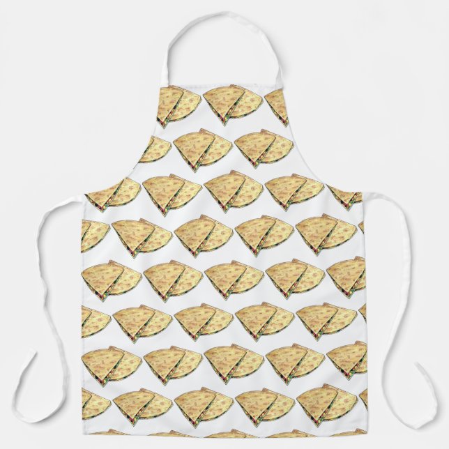 Quesadilla Mexican Food Restaurant Appetizer Apron (Front)