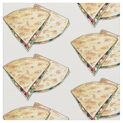 Quesadilla Mexican Food Restaurant Appetizer Fabric
