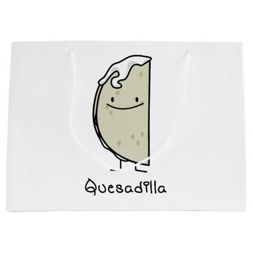 Quesadilla Mexican grilled Tortilla with Cheese Large Gift Bag