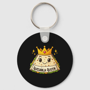 Quesadilla Queen Cinco De Mayo Kids Girls Women Keychain