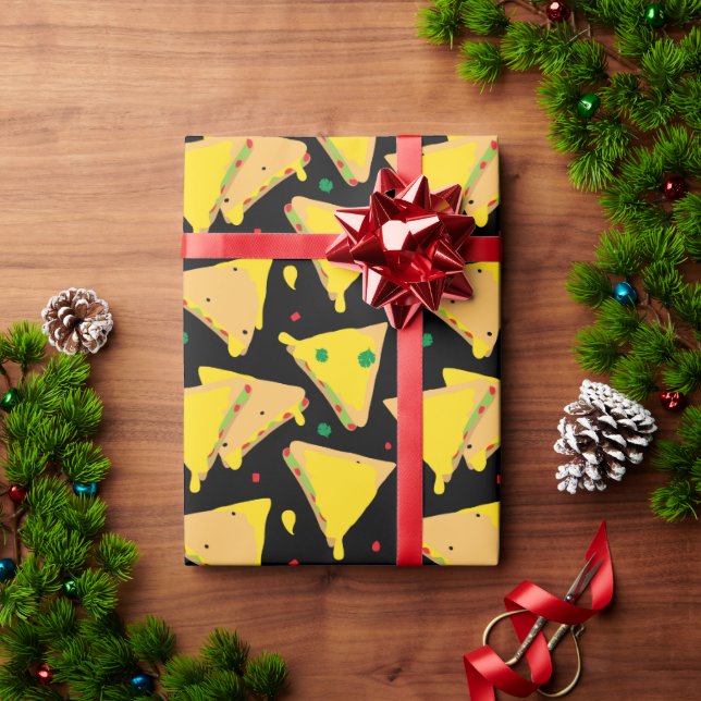 Quesadillas Mexican Food Patterned Wrapping Paper (Holiday Gift)