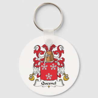Quesnel Family Crest Keychain