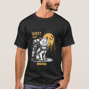 Quest Fantasy Squad Broccoli Funny Cat Adventure G T-Shirt