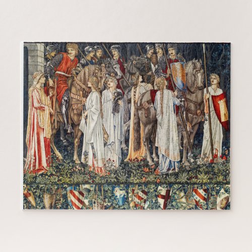 Quest for Holy Grail ArmingDeparture of Knights Jigsaw Puzzle