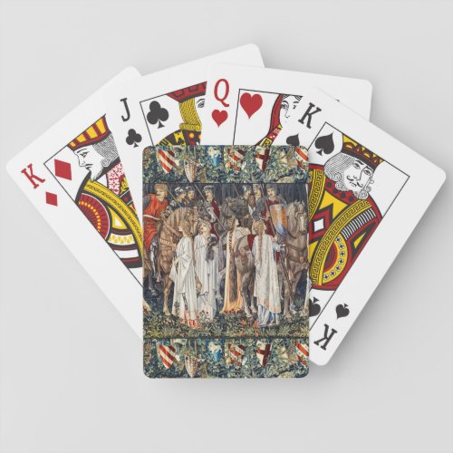 Quest for Holy Grail ArmingDeparture of Knights  Poker Cards