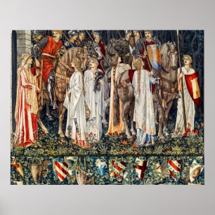 Quest for Holy Grail, Arming,Departure of Knights Poster