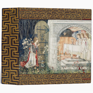 Quest for Holy Grail,Vision of Angels to Perceval 3 Ring Binder