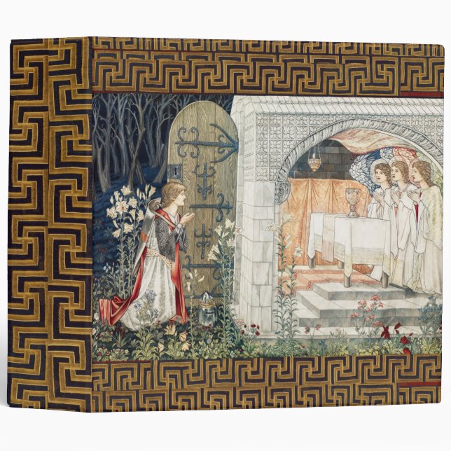 Quest for Holy Grail,Vision of Angels to Perceval 3 Ring Binder (Front/Spine)
