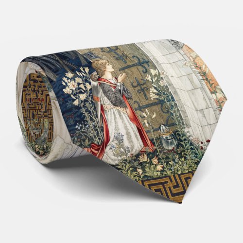 Quest for Holy GrailVision of Angels to Perceval  Neck Tie