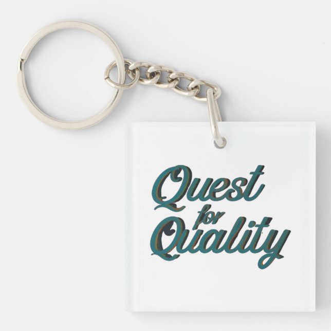 Quest for Quality Keychain (Front)