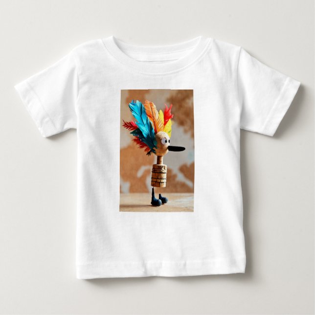 "Quest Shuttlecock" Baby T-Shirt (Front)