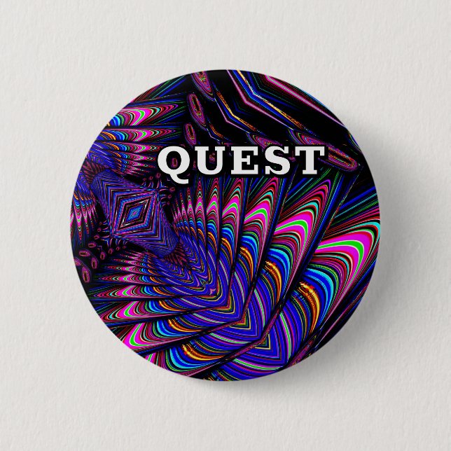 QUEST ( you can change the word ) Button (Front)