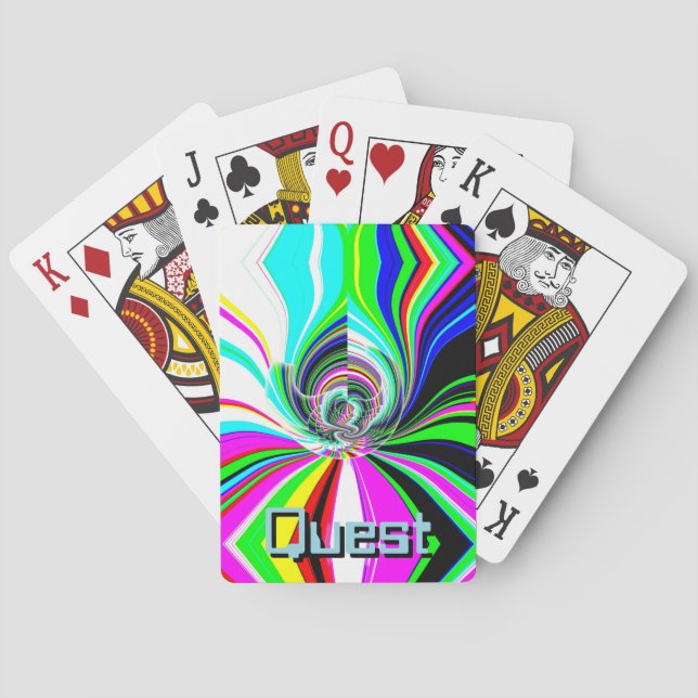 Quest (you may change the words) poker cards (Back)