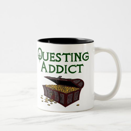 Questing Addict Two_Tone Coffee Mug