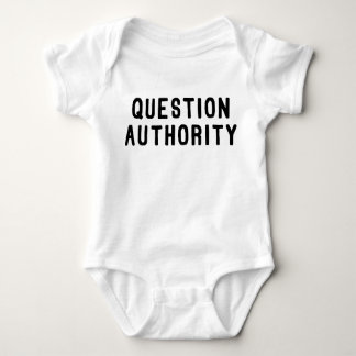 Question Authority Baby Bodysuit