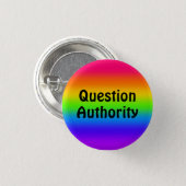 Question Authority Button (Front & Back)