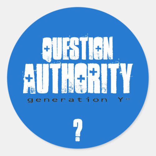 Question Authority II Sticker