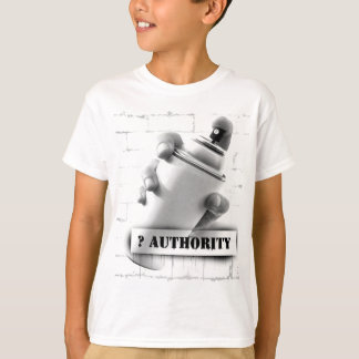 Question Authority - Spray Paint Can - Graffiti T-Shirt