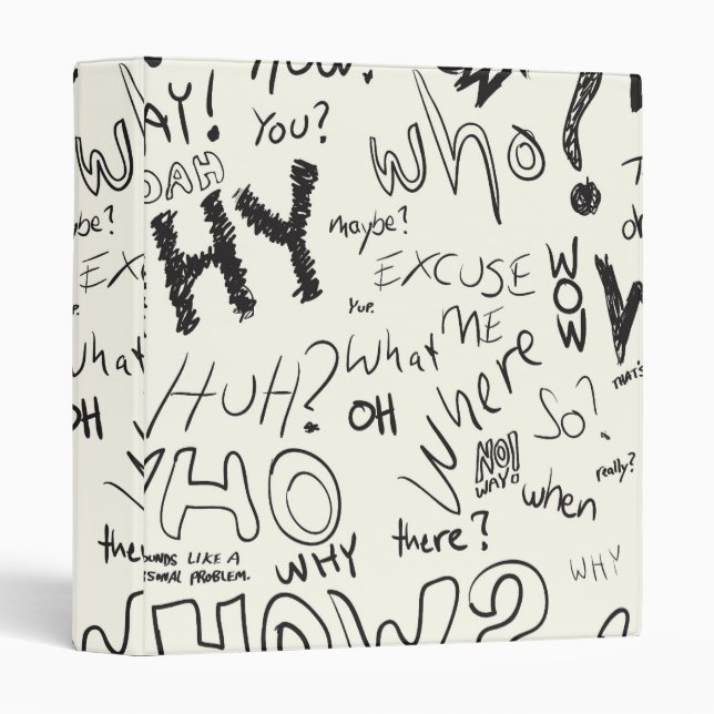 Question Doodles Binder (Front/Spine)