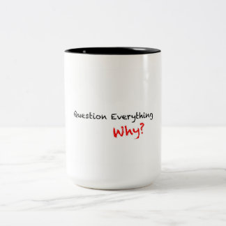 Question Everything Why? Mug