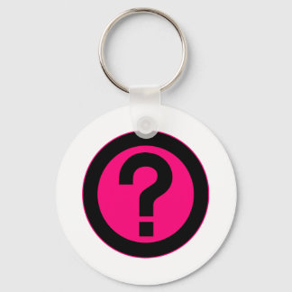 Question Mark Ask Query Symbol Punctuation Keychain