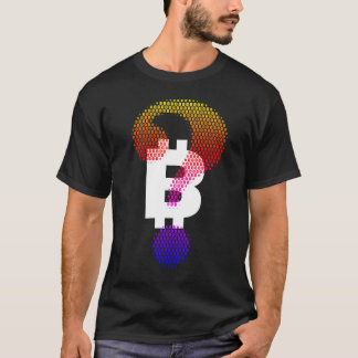 QUESTION MARK BITCOIN CRYPTO CURRENCY LOGO T-Shirt