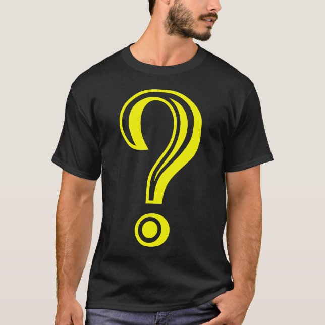 Question Mark Chiseled T-Shirt (Front)