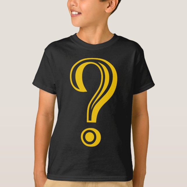 Question Mark Chiseled T-Shirt (Front)