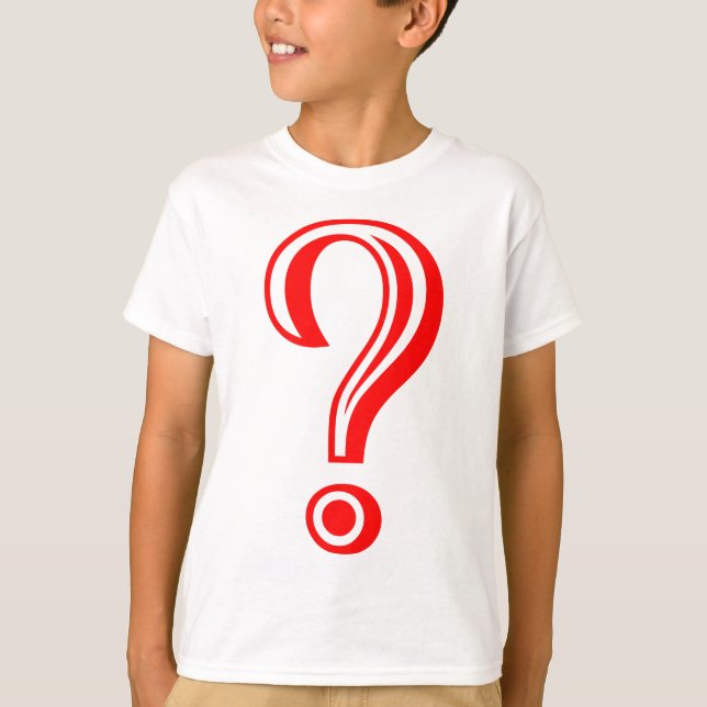Question Mark Chiseled T-Shirt (Front)