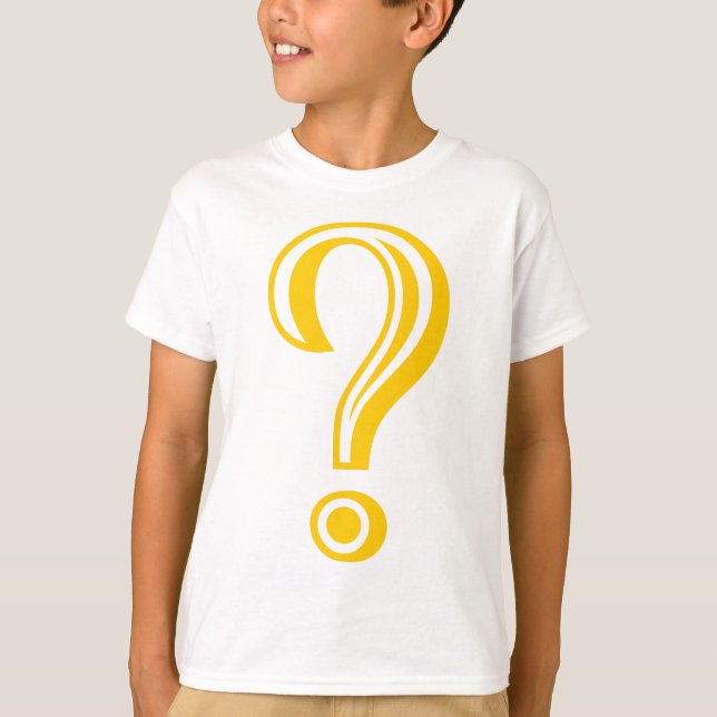 Question Mark Chiseled T-Shirt (Front)