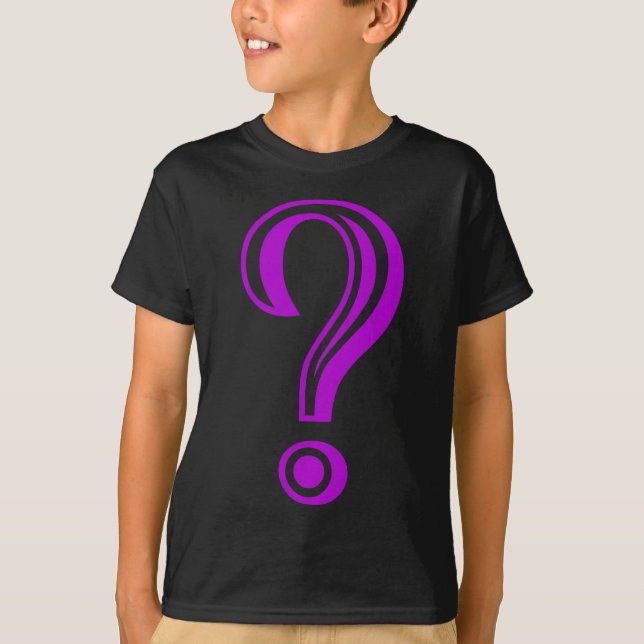 Question Mark Chiseled T-Shirt (Front)