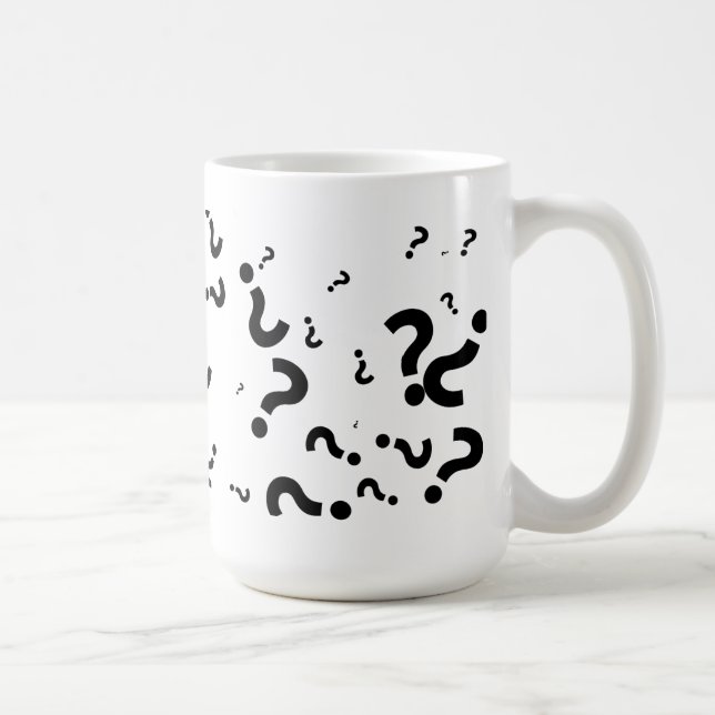 Question Mark Coffee Mug (Right)