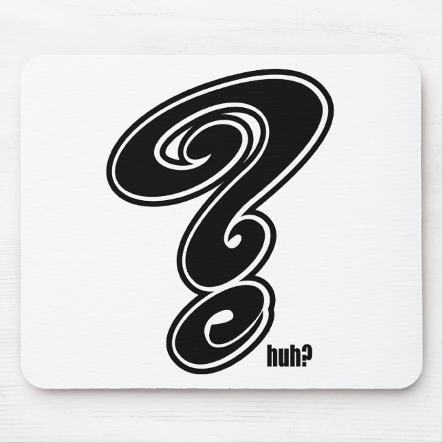 Question Mark Mouse Pad (Front)