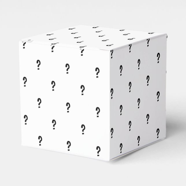 Question Mark Party Box (Front Side)