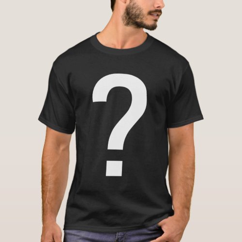 Question Mark Question Mark T_Shirt