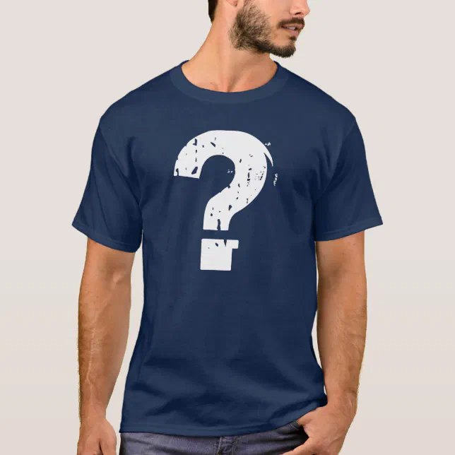 Question Mark Shirt | Zazzle